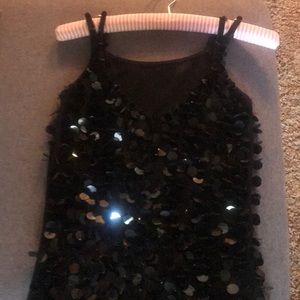 Black Brand new stretchy super flirty sexy top